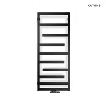 Oltens Flamma grzejnik łazienkowy 121x50 czarny mat 55015300 + KOD RABATOWY + Wysyłka 0zł